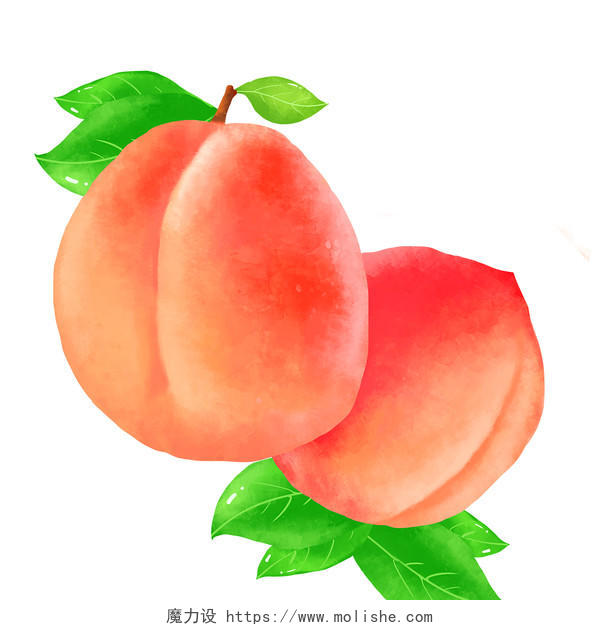 夏天水果水蜜桃成熟的桃子素材